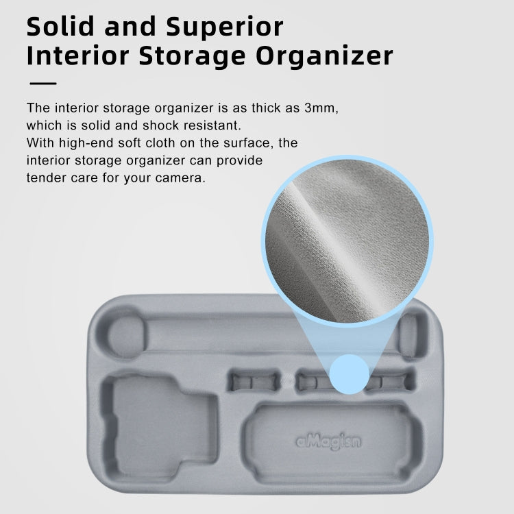 aMagisn Medium Storage Pack Protection Movement Camera Accessories – Shockproof, Wear-resistant, For DJI Osmo Action 4