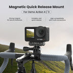 For DJI Osmo 360 / Action 5 Pro / Action 4 / Action 3 aMagisn Magnetic Fast Disassembly Motion Camera Accessories, AA09