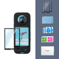For Insta360 X3 aMagisn Screen Tempered Film Protection Sports Camera Accessories, 2sets 2sets