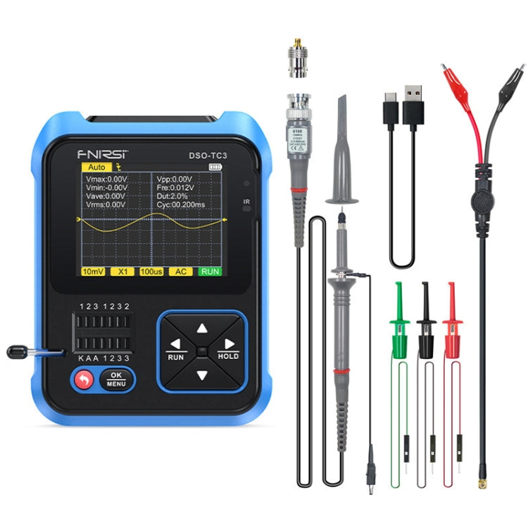 FNIRSI 3 In 1 Handheld Digital Oscilloscope LCR Transistor Tester, DSO-TC3 Standard, DSO-TC3 Upgrade DSO-TC3 Upgrade