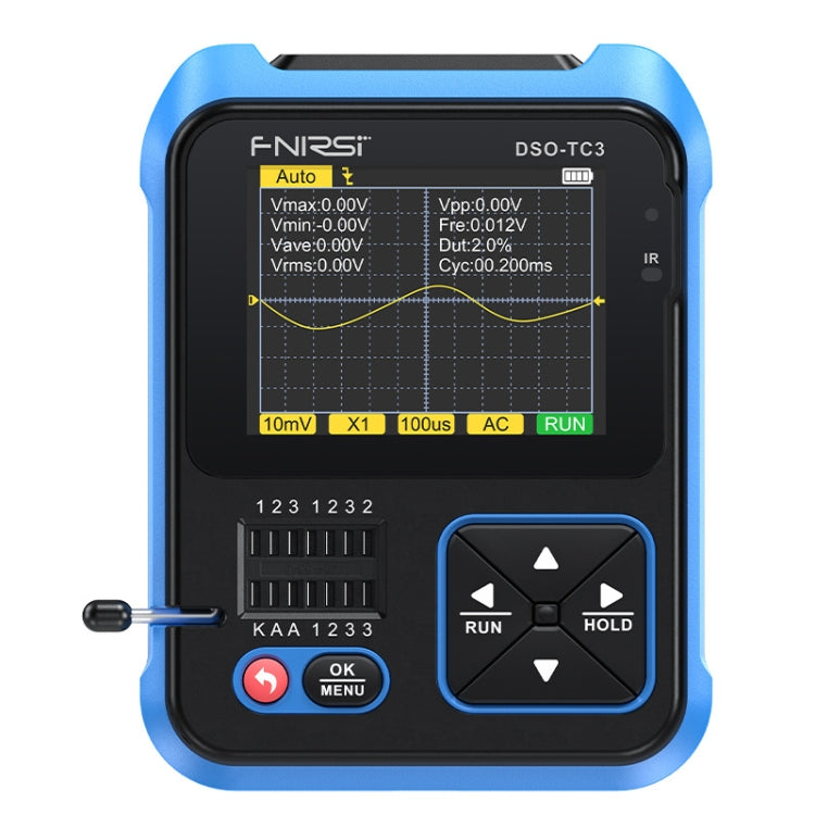 FNIRSI 3 In 1 Handheld Digital Oscilloscope LCR Transistor Tester, DSO-TC3 Standard, DSO-TC3 Upgrade – Durable Build, Easy to Use