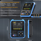 FNIRSI 3 In 1 Handheld Digital Oscilloscope LCR Transistor Tester, DSO-TC3 Standard, DSO-TC3 Upgrade – Durable Build, Easy to Use