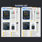FNIRSI 3 In 1 Handheld Digital Oscilloscope LCR Transistor Tester, DSO-TC3 Standard, DSO-TC3 Upgrade – Durable Build, Easy to Use