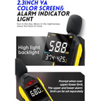 FNIRSI Noise Decibel Meter Home Volume Detector, Yellow – Waterproof