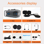 Motorcycle Helmet Bluetooth 5.0 Stereo Music Cycling Headphones, V10 – Waterproof, Bluetooth