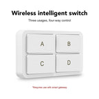 Zigbee Tuya 4-key Situational Remote Control Smart Switch, YSB34