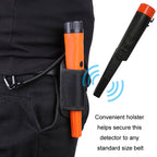 Mini Waterproof Handheld Metal Positioning Rod Detector, Orange, Black – Waterproof, Lanyard, Leather