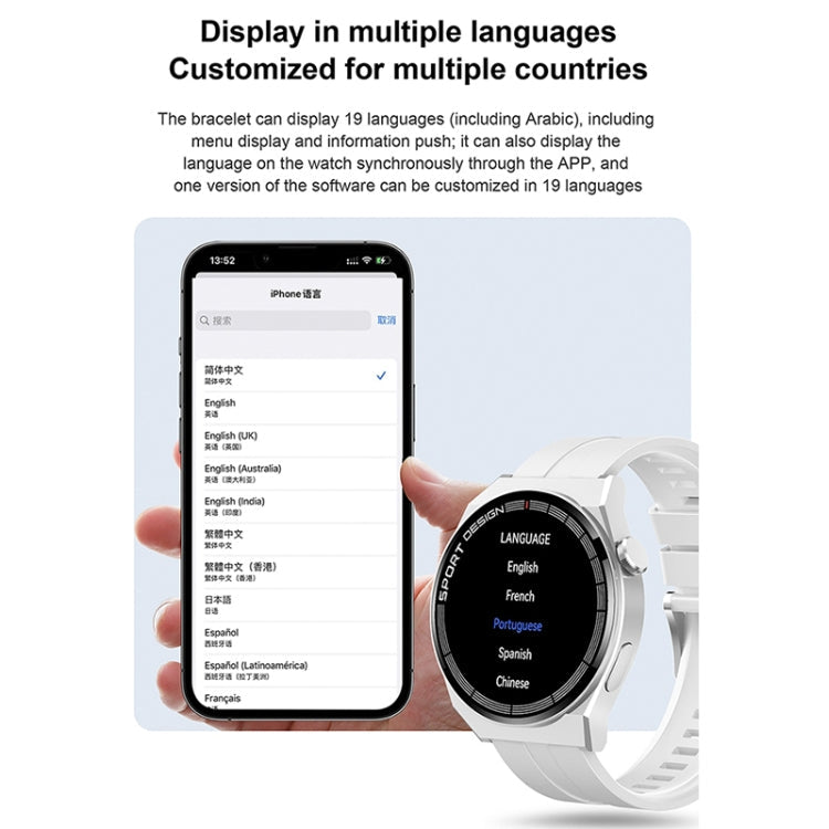 G3Pro Smart Watch – NFC, Bluetooth Call, Leather