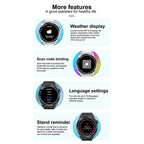 G3Pro Smart Watch – NFC, Bluetooth Call, Leather