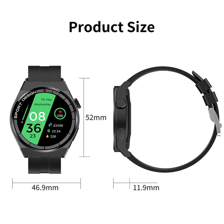 G3Pro Smart Watch – NFC, Bluetooth Call, Leather