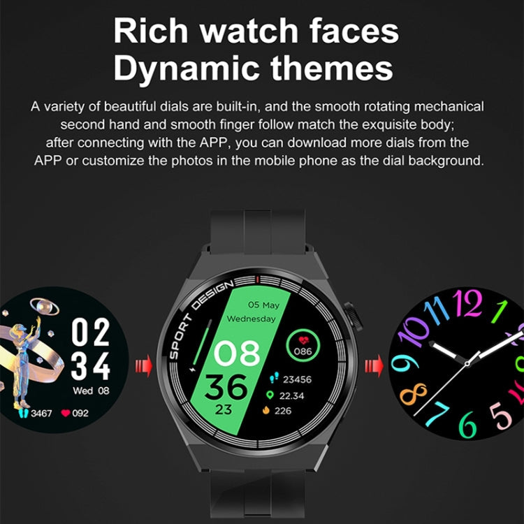 G3Pro Smart Watch – NFC, Bluetooth Call, Leather