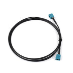 Fakra Z-Coded Dual Female Waterproof Coaxial Cable, Compatible With GMSL1/2 Cameras, Fakra Z-Coded 2m Cable