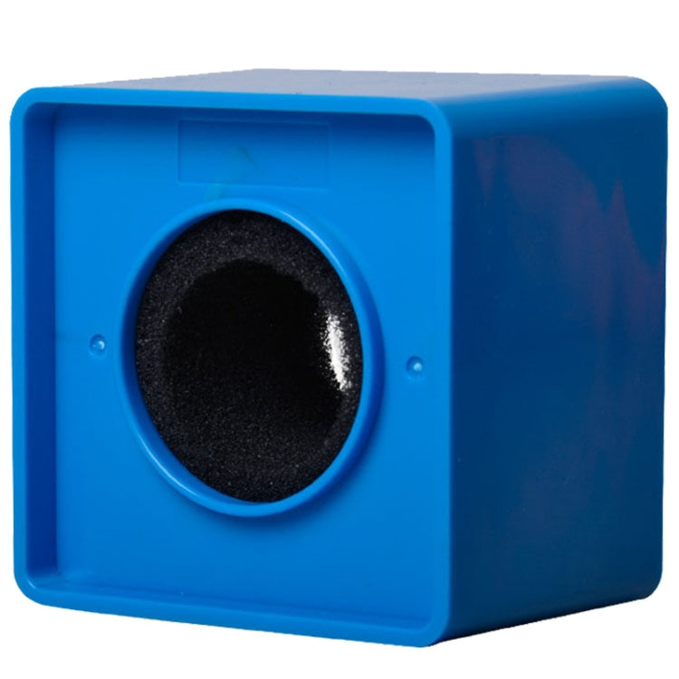 Interview Microphone Logo Flag Station, Square Black, Square Orange, Square Blue, Triangular Black, Triangular Orange, Triangular Blue – Durable Build, Easy to Use Square Blue
