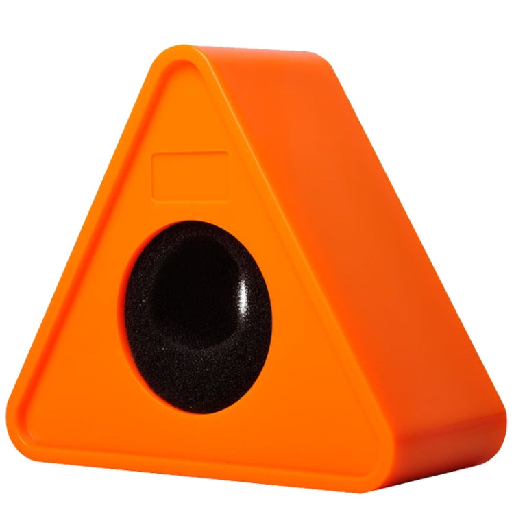Interview Microphone Logo Flag Station, Square Black, Square Orange, Square Blue, Triangular Black, Triangular Orange, Triangular Blue – Durable Build, Easy to Use Triangular Orange