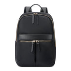 Bopai 14-inch Laptop Casual Lightweight Waterproof Backpack – Waterproof, Wear-resistant, Leather Black