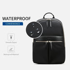 Bopai 14-inch Laptop Casual Lightweight Waterproof Backpack – Waterproof, Wear-resistant, Leather