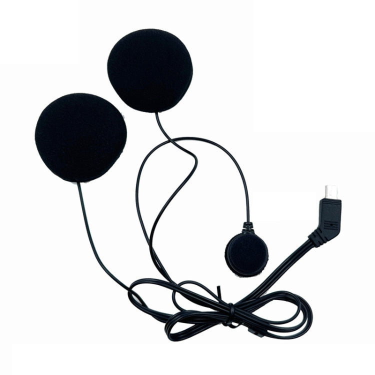 HD Noise-Proof Helmet Intercom Headset Microphone, 10 Pin Plug 10 Pin Plug