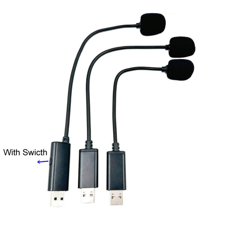 USB Direct Plug Computer Live Video Conference Microphone, 4.0x205mm, 4.0x255mm, 4.0x255mm With Switch – Durable Build, Easy to Use