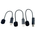 USB Direct Plug Computer Live Video Conference Microphone, 4.0x205mm, 4.0x255mm, 4.0x255mm With Switch – Durable Build, Easy to Use
