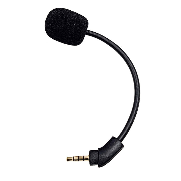 4-Prong Plug Internet Cafe E-Sports Gaming Headset Microphone – Durable Build, Easy to Use, For Kingston HyperX Cloud Alpha, For Old Kingston Hyper X Cloud II / Cloud X / Cloud Core / Cloud Pro Silver For Kingston HyperX Cloud Revolver S