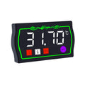 Morfayer Locomotive Intelligent Multi-function Tachometer, 4 in 1 Ambient Temperature Gauge, 4 in 1 Water Temperature Meter, 5 in 1 Ambient Temperature Tachometer, 5 in 1 Water Temperature Tachometer 4 in 1 Ambient Temperature Gauge