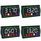 Morfayer Locomotive Intelligent Multi-function Tachometer, 4 in 1 Ambient Temperature Gauge, 4 in 1 Water Temperature Meter, 5 in 1 Ambient Temperature Tachometer, 5 in 1 Water Temperature Tachometer