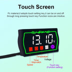 Morfayer Locomotive Intelligent Multi-function Tachometer, 4 in 1 Ambient Temperature Gauge, 4 in 1 Water Temperature Meter, 5 in 1 Ambient Temperature Tachometer, 5 in 1 Water Temperature Tachometer