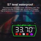 Morfayer Locomotive Intelligent Multi-function Tachometer, 4 in 1 Ambient Temperature Gauge, 4 in 1 Water Temperature Meter, 5 in 1 Ambient Temperature Tachometer, 5 in 1 Water Temperature Tachometer