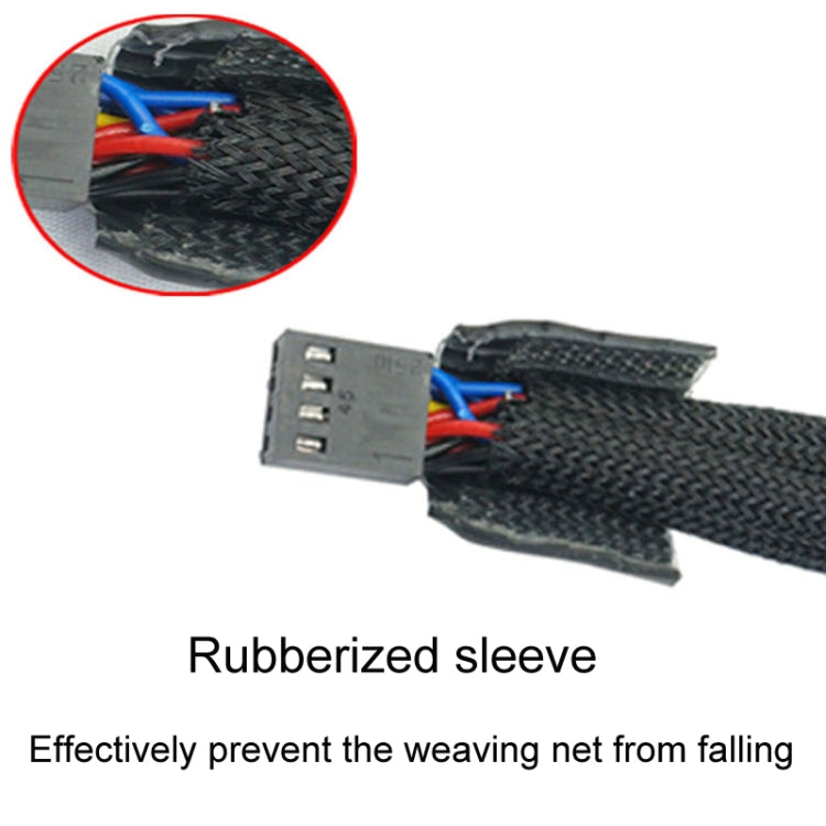 Computer PWM Temperature Control Cooling Fan Extension Cable Chassis HUB Connector, 0.27m – Durable Build, Easy to Use