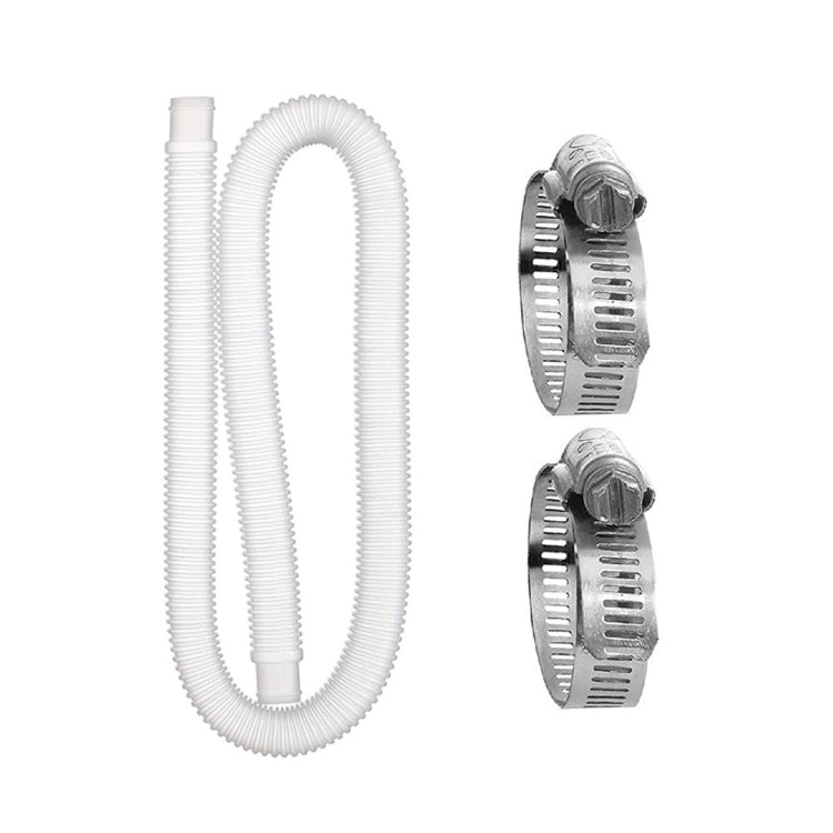 For Intex Swimming Pool Filter Pump Replacement, 1 Hose 2 Clamps, 2 Hoses 4 Clamps, 1 Hose 2 Clamps Blue, 2 Hoses 4 Clamps Blue 1 Hose 2 Clamps