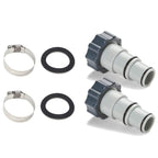 For Intex Pool Hose Adapter with Internal Thread, A Set, B Set, 1 A Type Adapter A Set