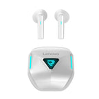 Lenovo TG132 Wireless Bluetooth 5.3 Earphones Sensorless Delay Ultra Long Life Sports Music Game Gaming Use White