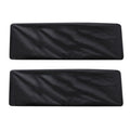 1pair Dustproof Waterproof Thickened Oxford Cloth License Plate Cover – Waterproof Black
