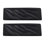 1pair Dustproof Waterproof Thickened Oxford Cloth License Plate Cover – Waterproof Black