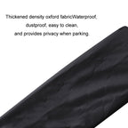 1pair Dustproof Waterproof Thickened Oxford Cloth License Plate Cover – Waterproof