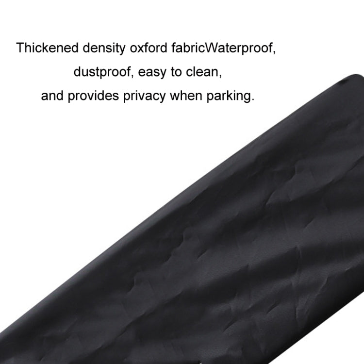 1pair Dustproof Waterproof Thickened Oxford Cloth License Plate Cover – Waterproof