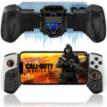 Mobile Phone Gaming Controller with Cooler & 2 Back Button Macro Programmable, JK02 Black JK02 Black