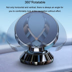 BaiLe Magnetic Car Phone Holder Universal Car Dashboard Fixed Navigation Bracket, Sticker Black