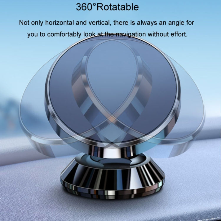 BaiLe Magnetic Car Phone Holder Universal Car Dashboard Fixed Navigation Bracket, Sticker Black
