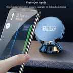 BaiLe Magnetic Car Phone Holder Universal Car Dashboard Fixed Navigation Bracket, Sticker Black