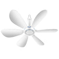 USB Home Dormitory Mute High Wind Power Mini Fan Six Blade Small Ceiling Fan, Single Fan, Fan+Remote Control Speed Control Cord Single Fan
