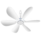 USB Home Dormitory Mute High Wind Power Mini Fan Six Blade Small Ceiling Fan, Single Fan, Fan+Remote Control Speed Control Cord Single Fan