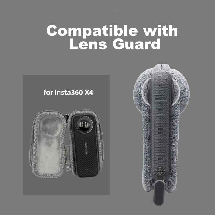For Insta360 X4 aMagisn Storage Bag Anti-scratch Carry Case, Body Bag