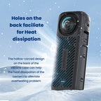 For Insta360 X4 AMagisn Silicone Protective Cover, Body Case + Lens Cover Black, Body Case + Lens Cover Gray, Body Case Black, Body Case Gray, Lens Cover Black, Lens Cover Gray