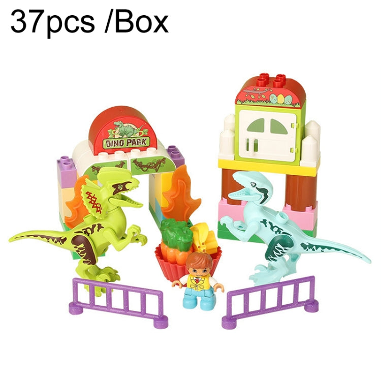 Children Dinosaur Building Block Paradise Large Particle Assembly Household Toys, 294 37pcs /Box, A16 39pcs /Box, A10 49pcs /Box, 213 40pcs /Box 294 37pcs Box