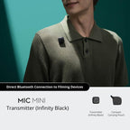 Original Transmitter For DJI Mic Mini, Transmitter(Black), Transmitter(White)