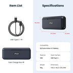 For DJI Action 4 / 3 aMagisn Fast Charge Charging Box Charger Sports Camera Accessories, For DJI Action 4 / 3