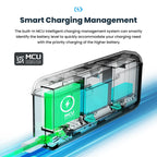 For DJI Action 4 / 3 aMagisn Fast Charge Charging Box Charger Sports Camera Accessories, For DJI Action 4 / 3