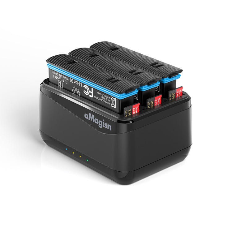 For Insta360 X4 AMagisn Battery Charger Charging Seat Camera Accessories, For Insta360 X4 For Insta360 X4
