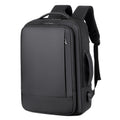 Expandable Business Waterproof Laptop Backpack With USB Port – Waterproof, Wear-resistant Black